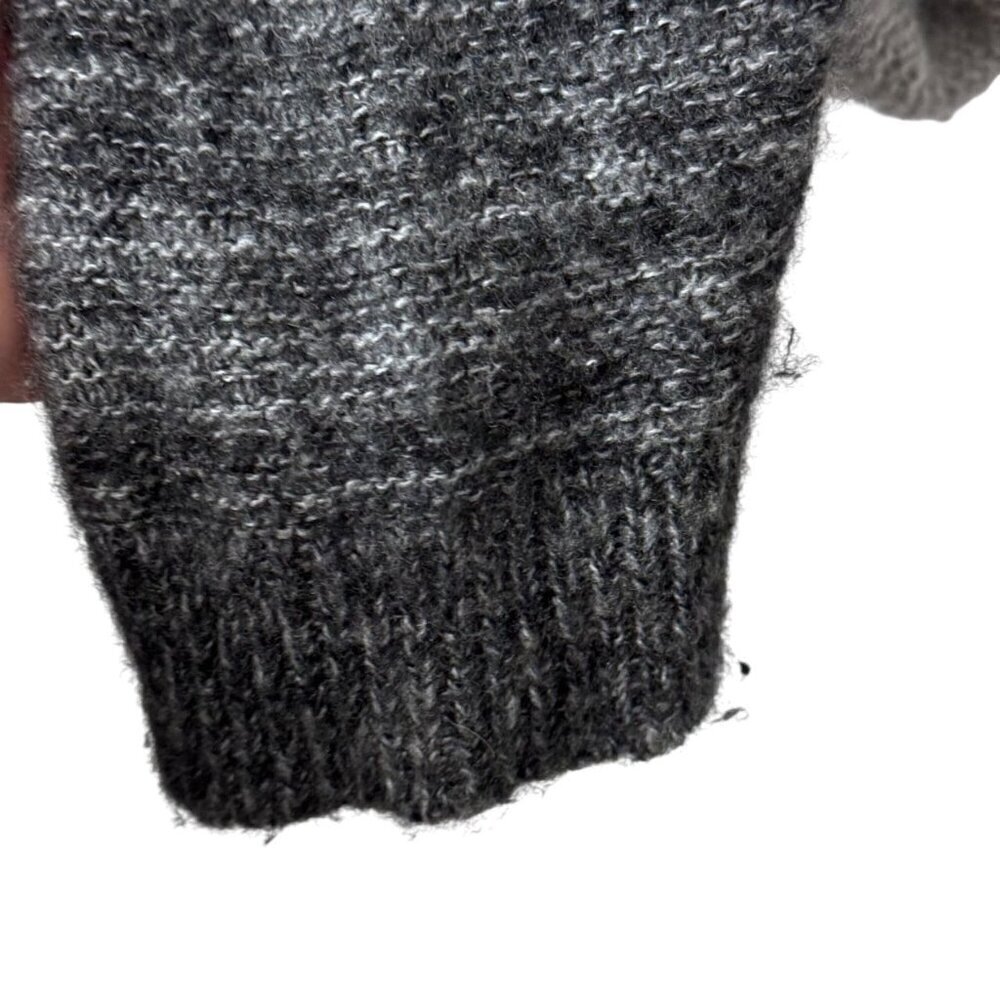Tommy Bahama Wool Blend Color Block Grey Sweater Soft Women's Size XL GUC - Picture 3 of 9
